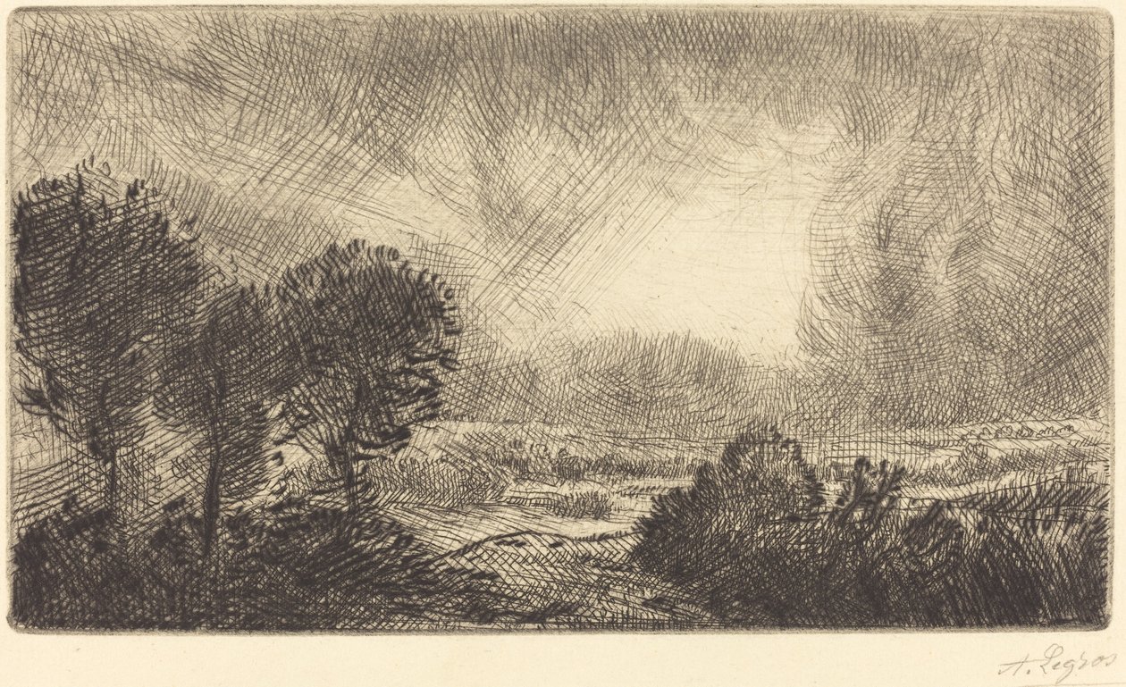 Krajobraz z Storm Paysage d