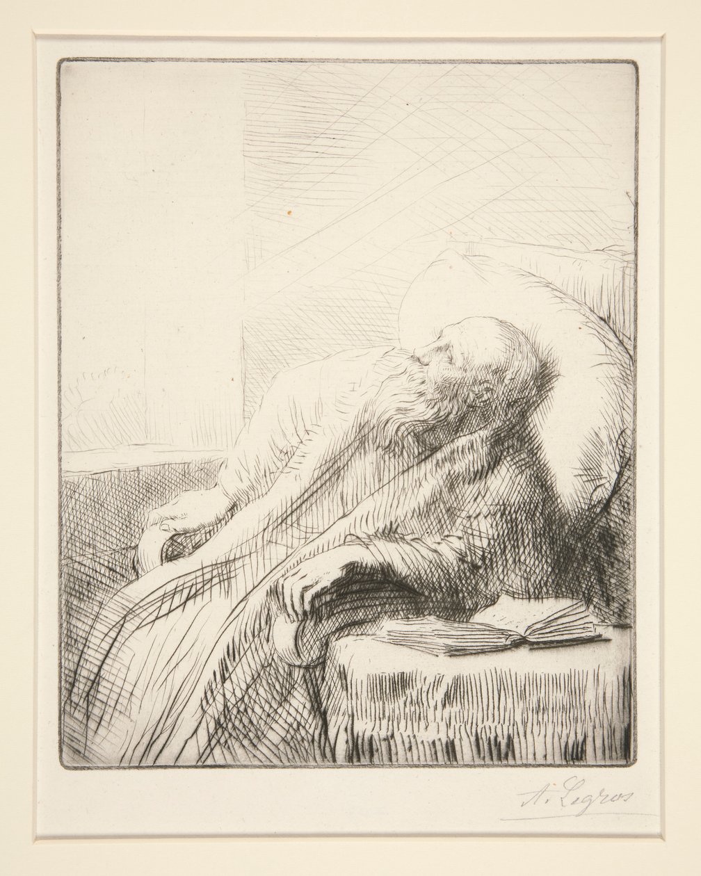 Le Rekonwalescent (Rekonwalescent) autorstwa Alphonse Legros