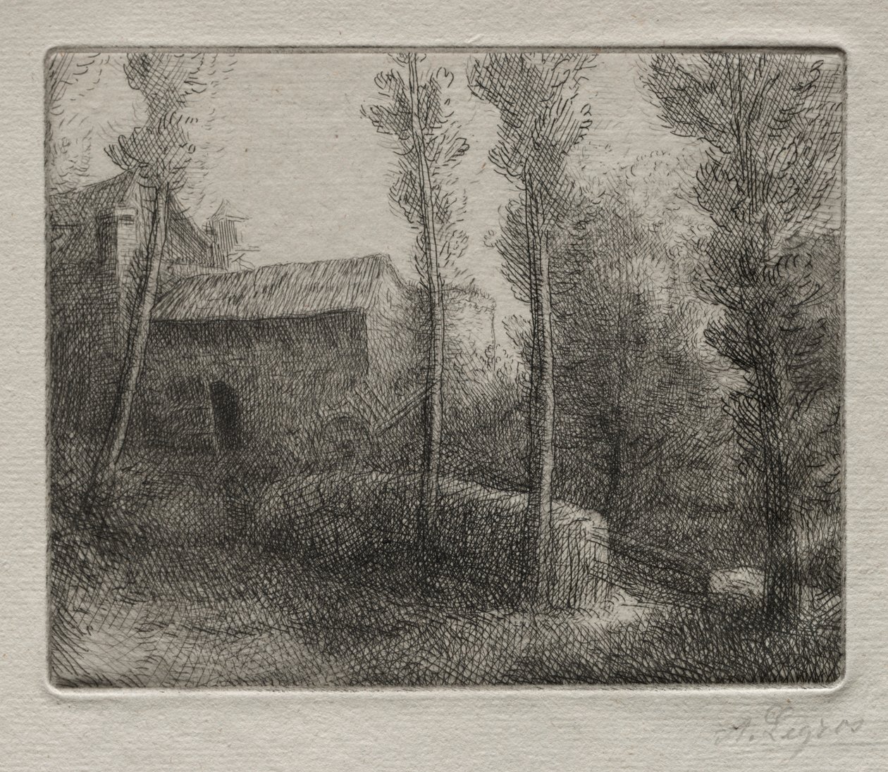 Most Młyński autorstwa Alphonse Legros