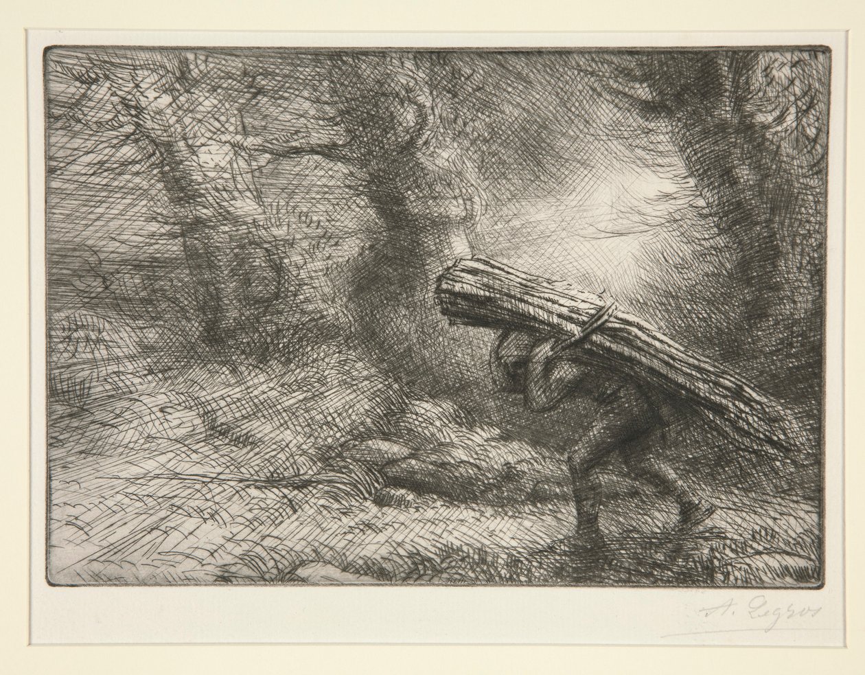Powrót do chaty autorstwa Alphonse Legros