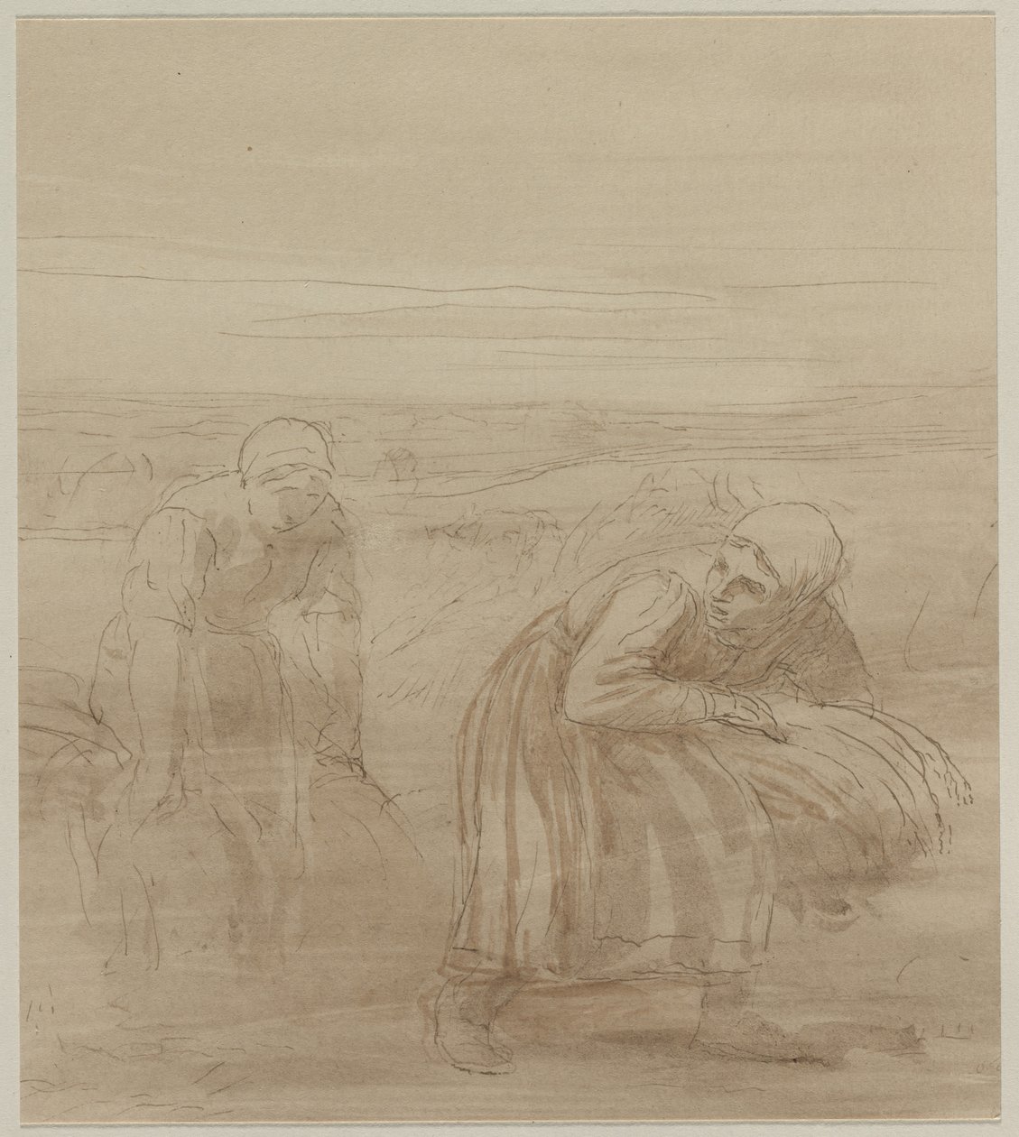 Gleanerowie, XIX wiek. autorstwa Alphonse Legros