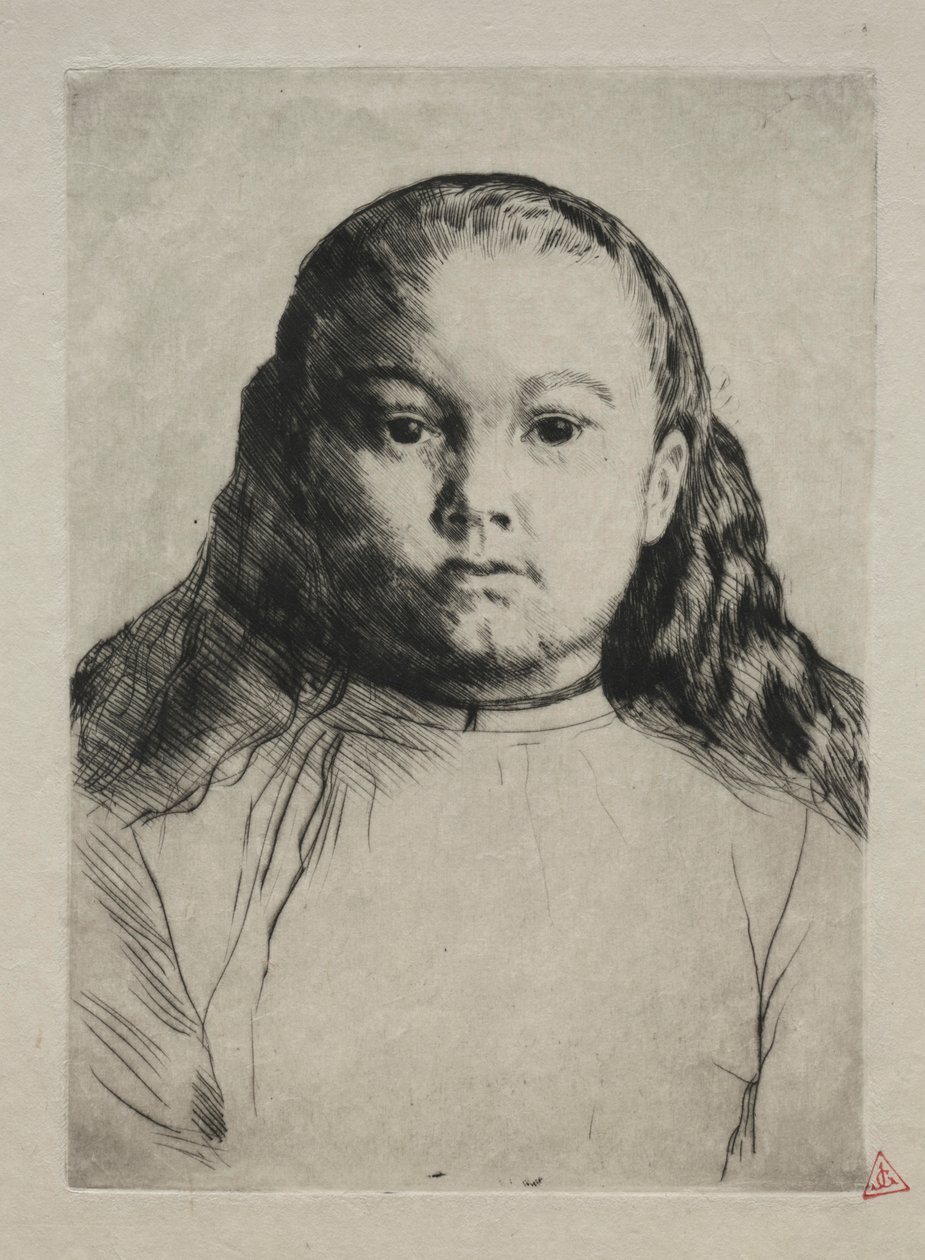 Mała Marie. autorstwa Alphonse Legros