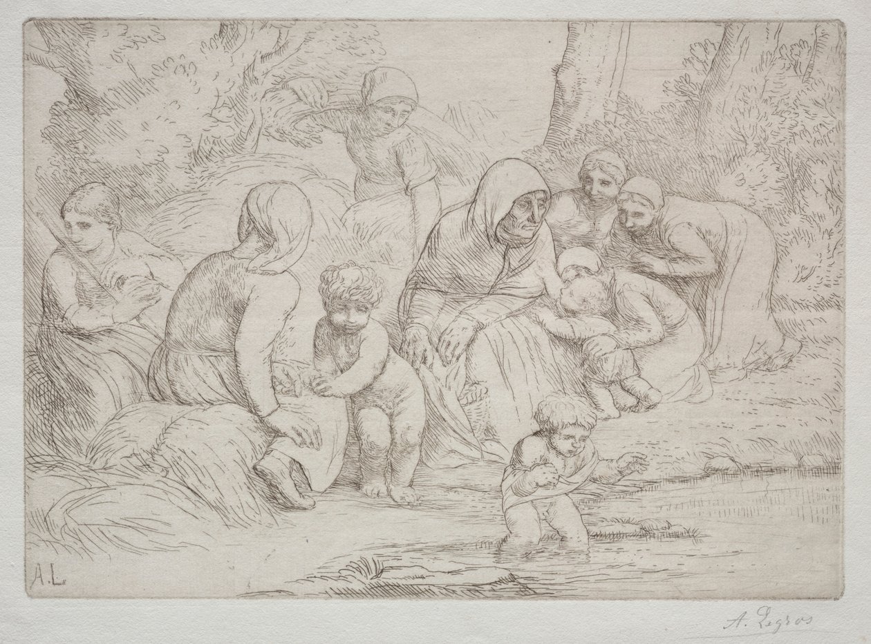 Lato. autorstwa Alphonse Legros