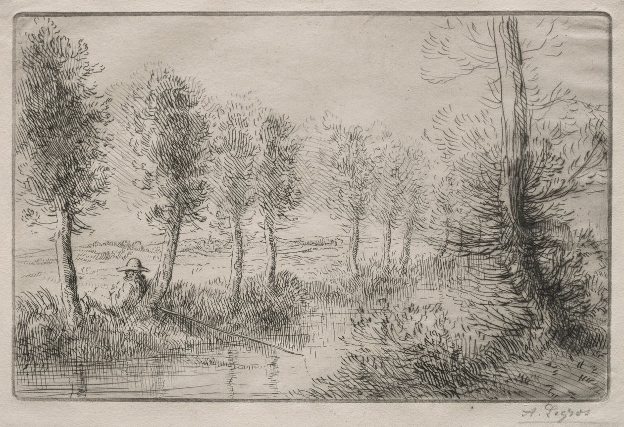 W pobliżu młyna autorstwa Alphonse Legros