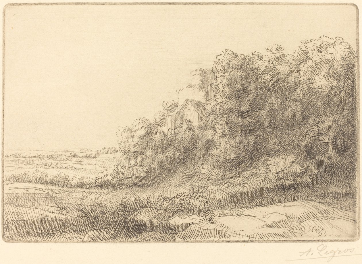 Stary zamek Stary zamek. autorstwa Alphonse Legros