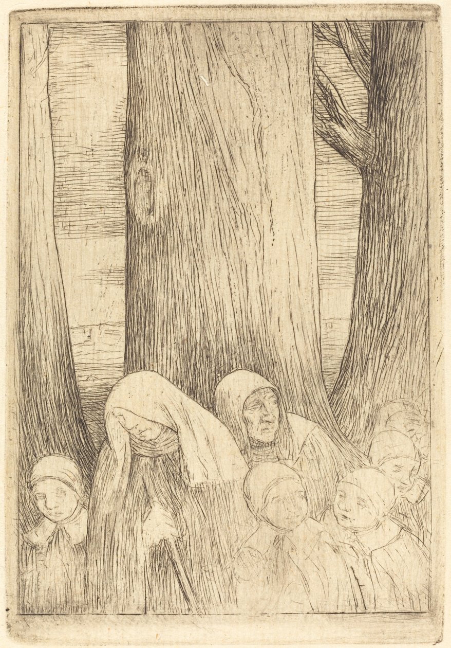 Sieroty Sieroty. autorstwa Alphonse Legros