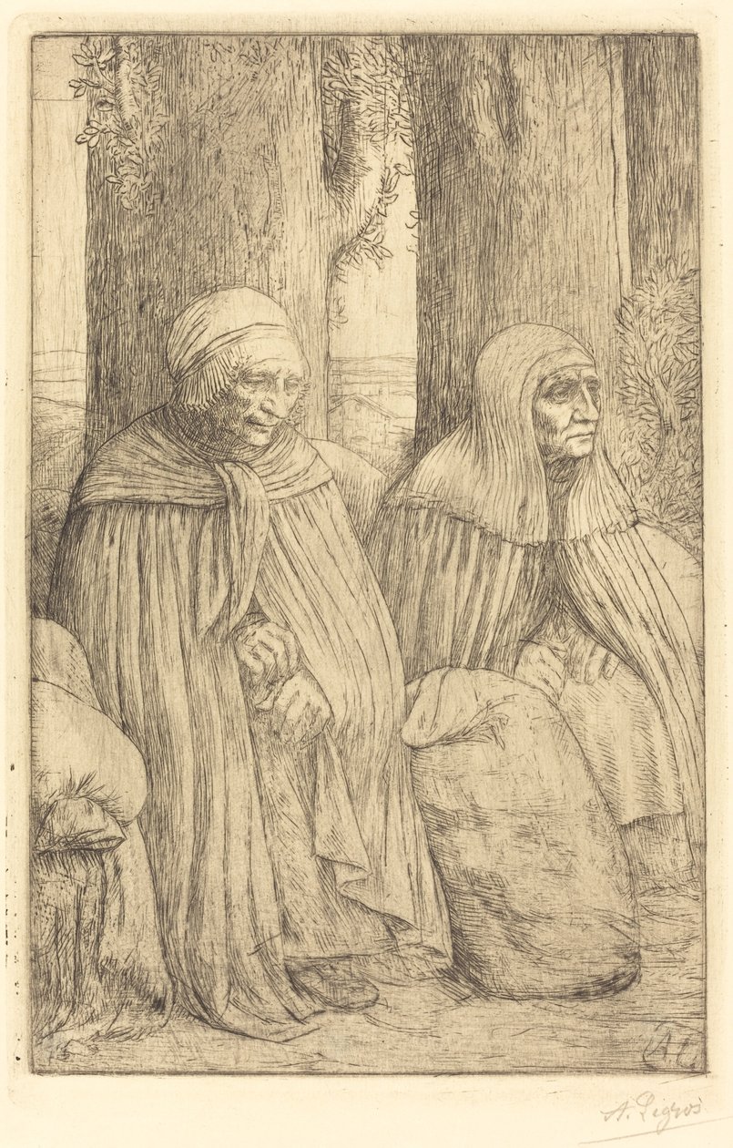 Chłopi Chłopi. autorstwa Alphonse Legros