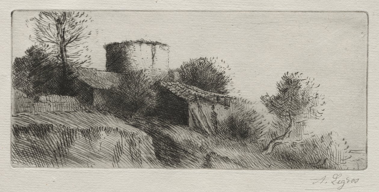 Wieża Gołębi autorstwa Alphonse Legros