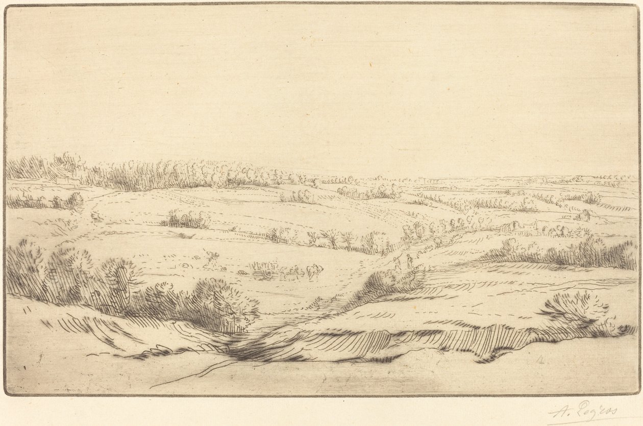 Równina Równina. autorstwa Alphonse Legros