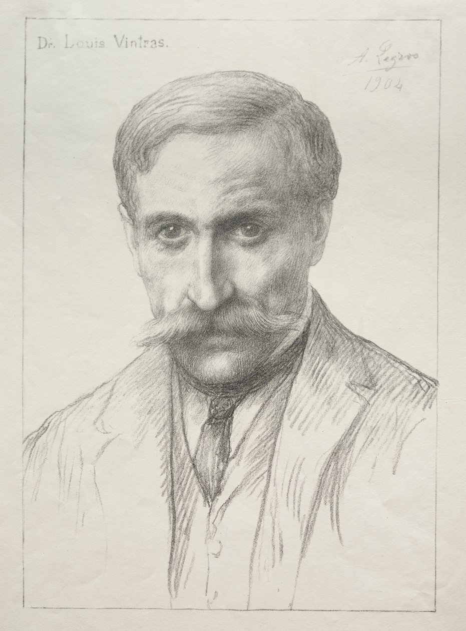 Portret dr Louis Vintras autorstwa Alphonse Legros
