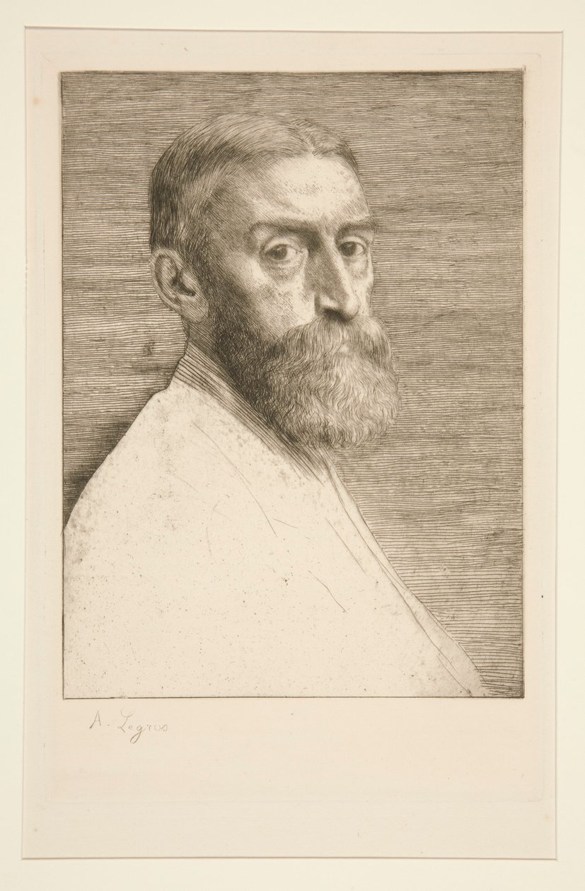 Portret E.J. Poynter, Esq. autorstwa Alphonse Legros