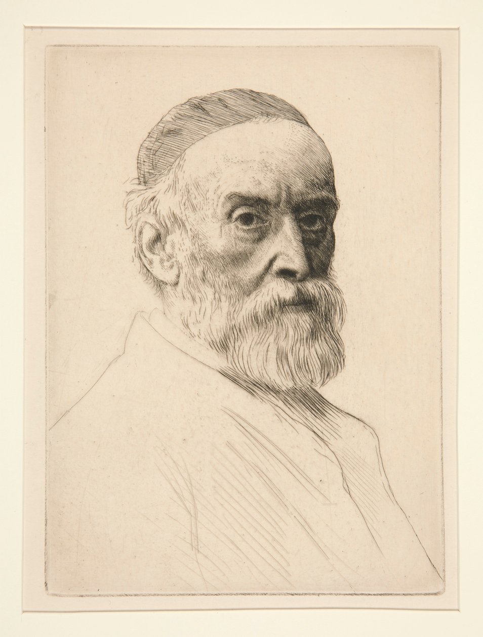 Portret G.F. Waty (RA) autorstwa Alphonse Legros