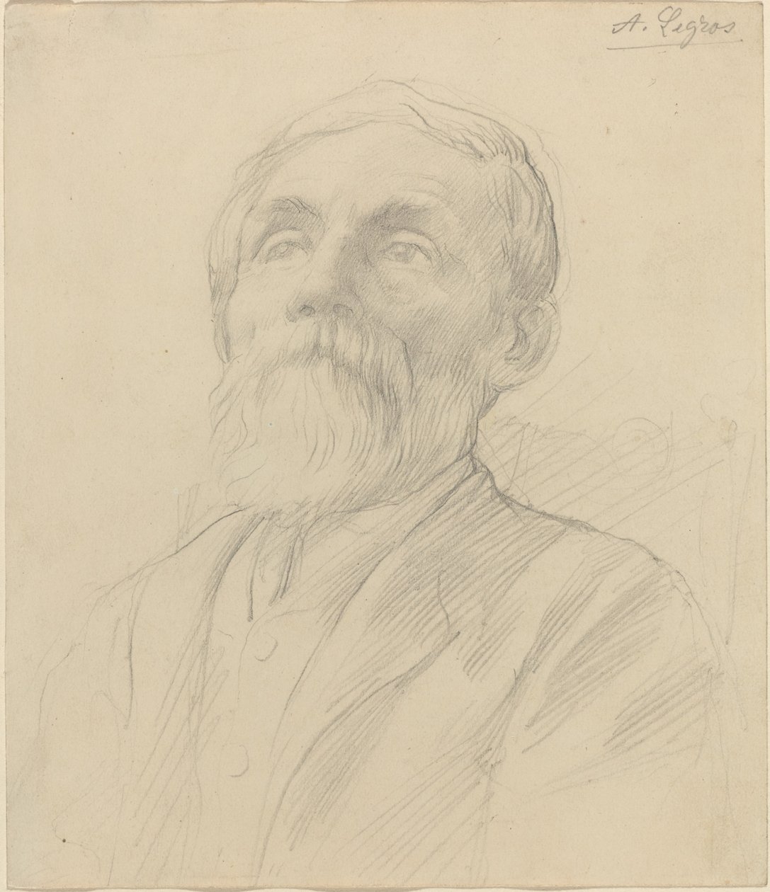 Portret starca autorstwa Alphonse Legros