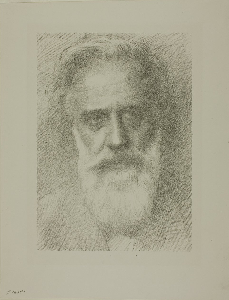 Portret Artysty, płyta ósma autorstwa Alphonse Legros