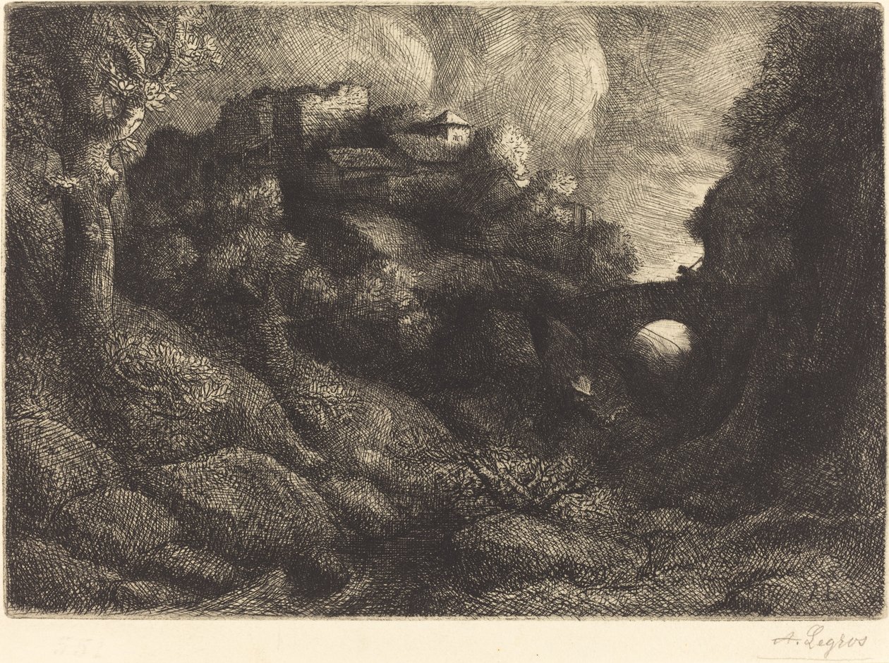 Pamięć o Włoszech Pamiątka z Włoch. autorstwa Alphonse Legros
