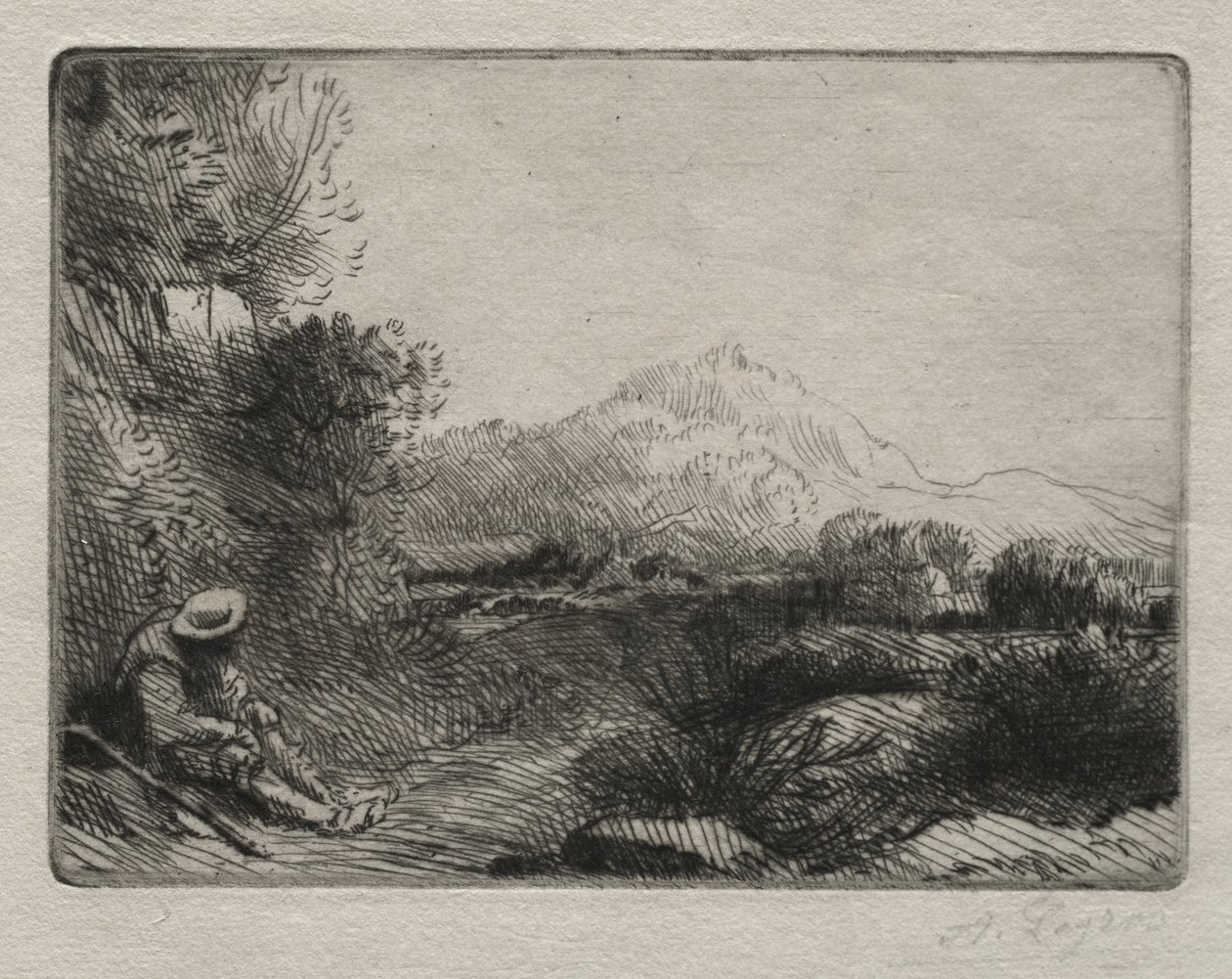 Reszta Podróżnika. autorstwa Alphonse Legros