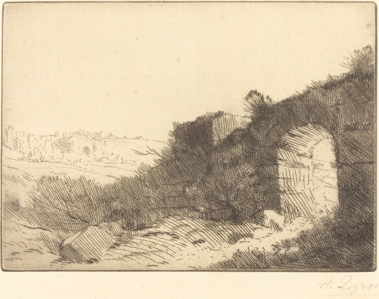 Ruiny rzymskie Ruiny rzymskie. autorstwa Alphonse Legros