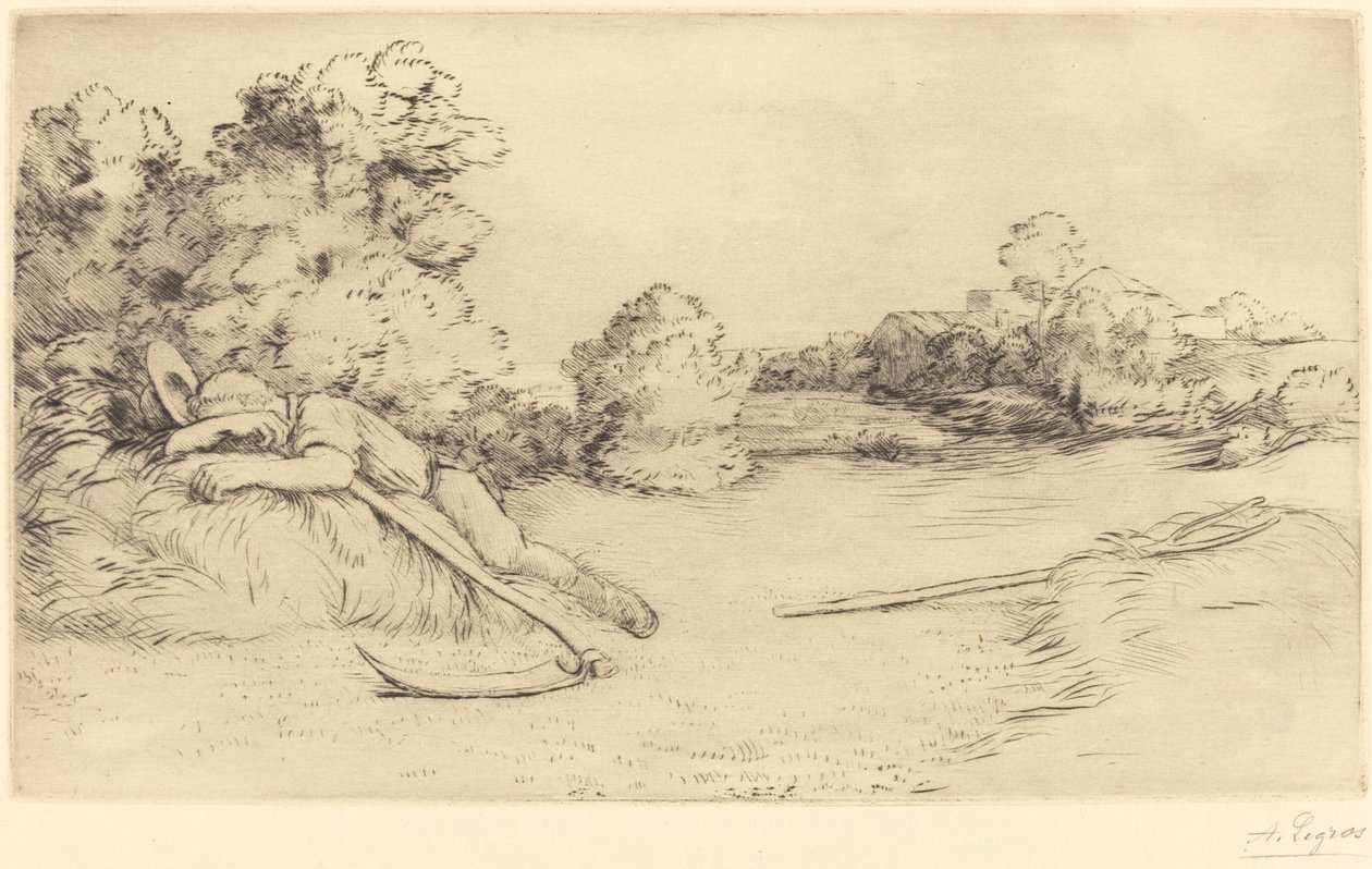 Siesta żniwiarza autorstwa Alphonse Legros