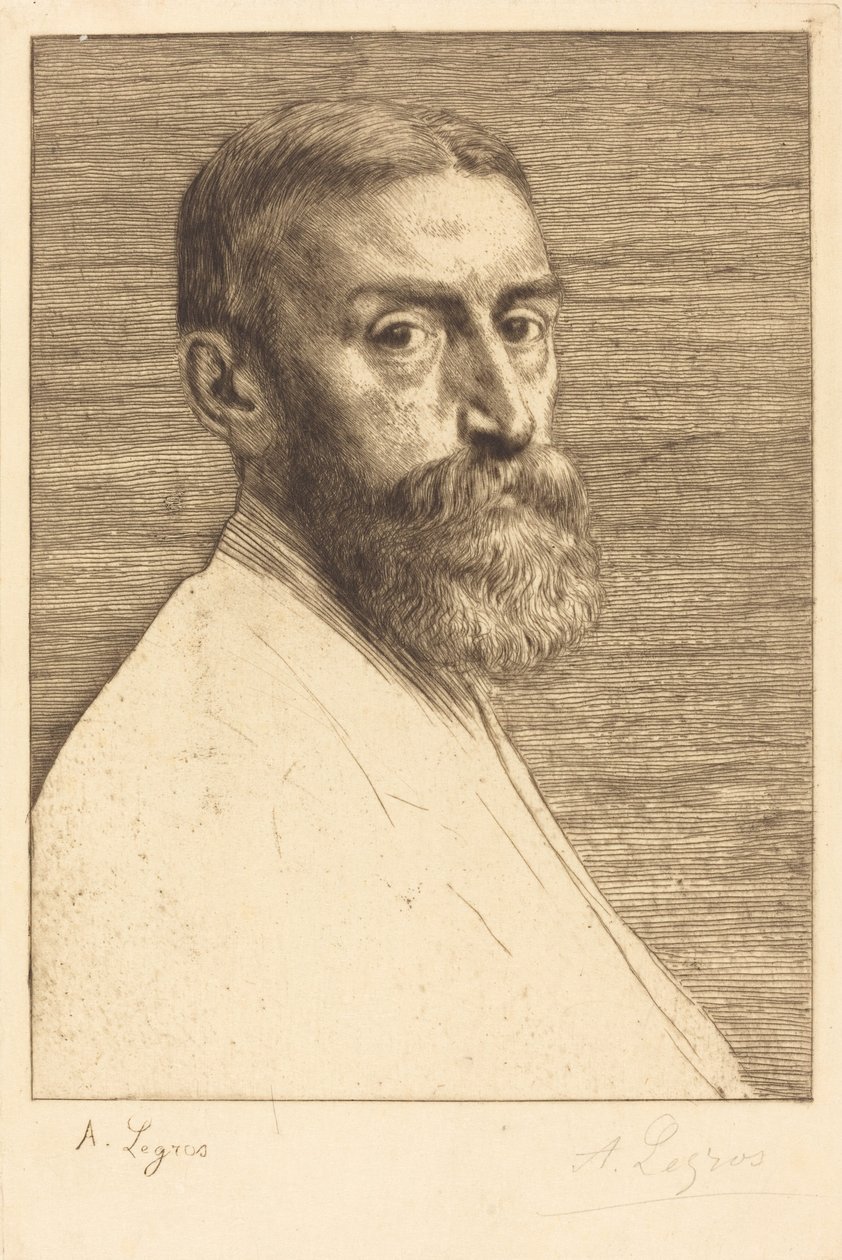 Sir E.J. Poynter, P.R.A. autorstwa Alphonse Legros