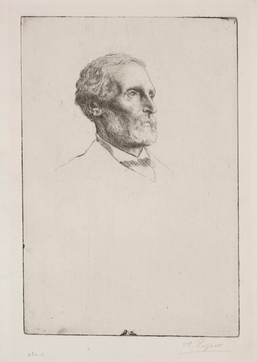 Sir Frederick W. Burton autorstwa Alphonse Legros