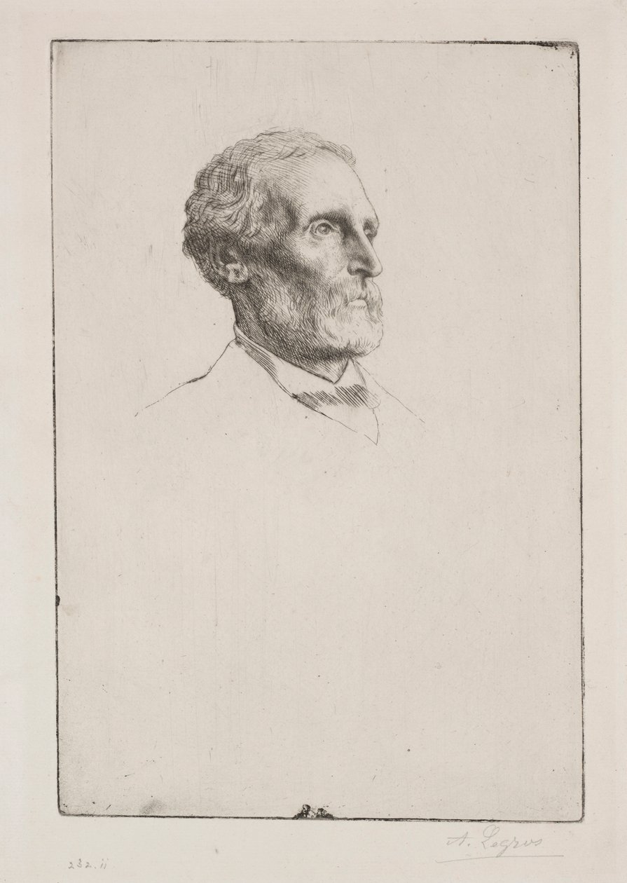 Sir Fredericka W. Burtona. autorstwa Alphonse Legros