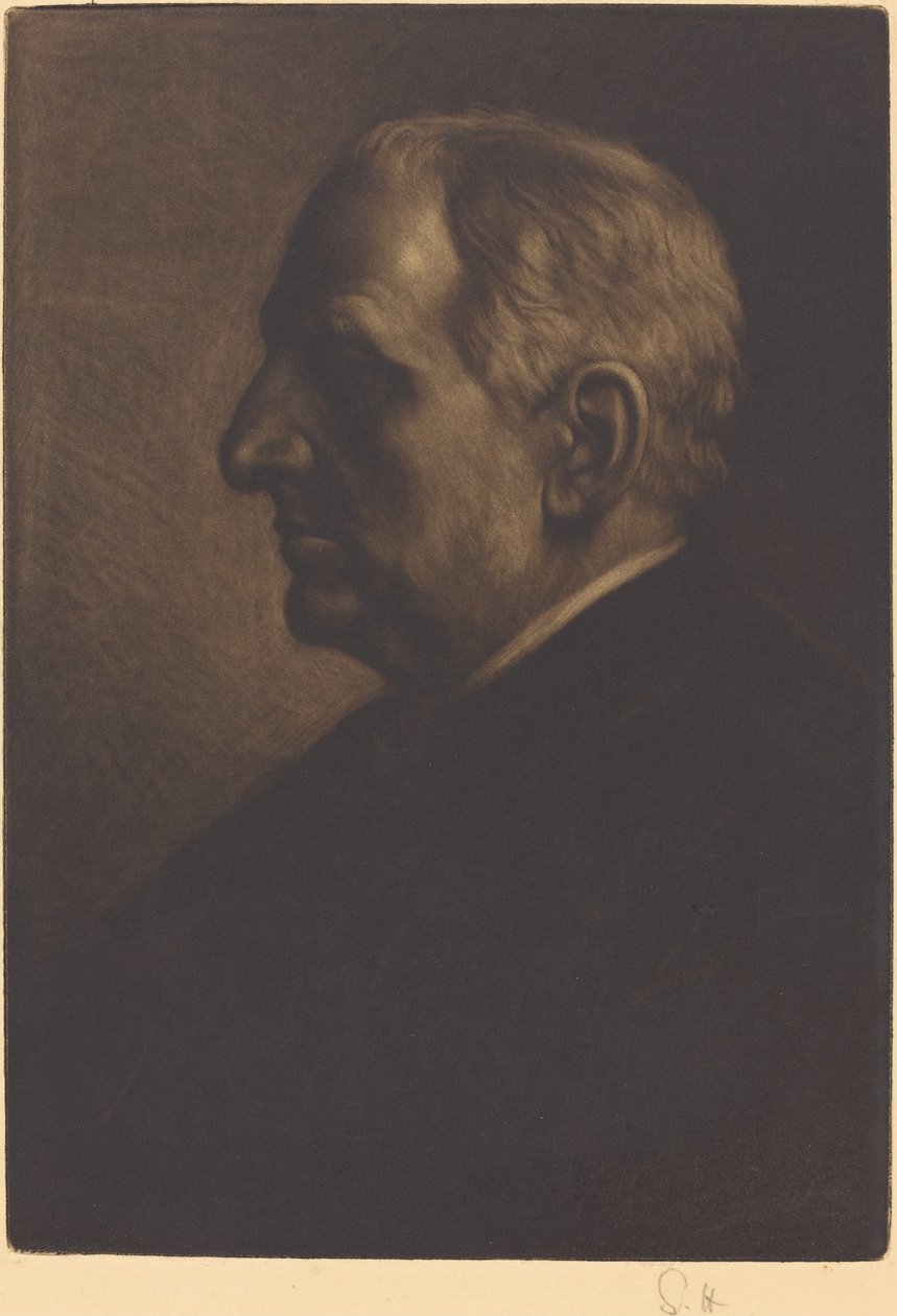 Sir Seymour Haden. autorstwa Alphonse Legros
