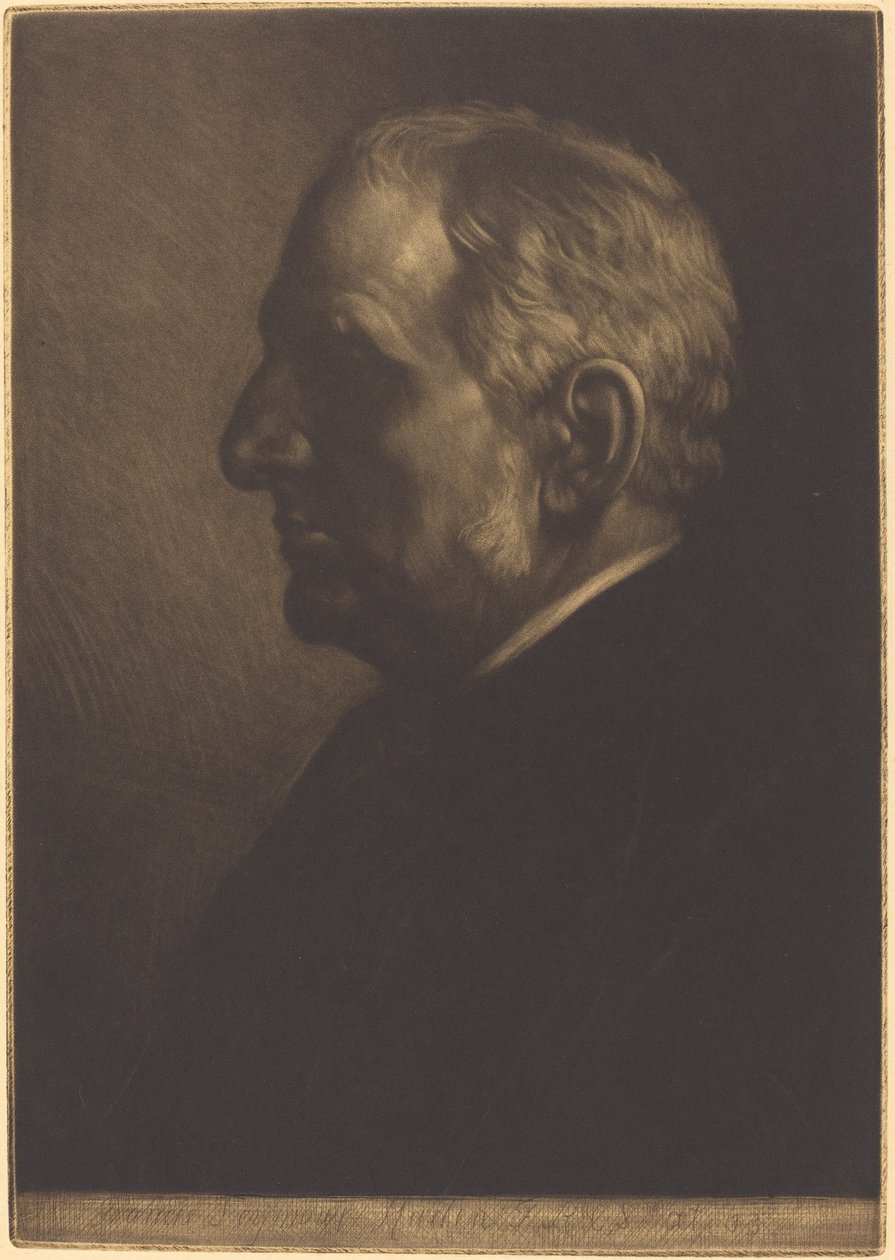 Sir Seymour Haden. autorstwa Alphonse Legros