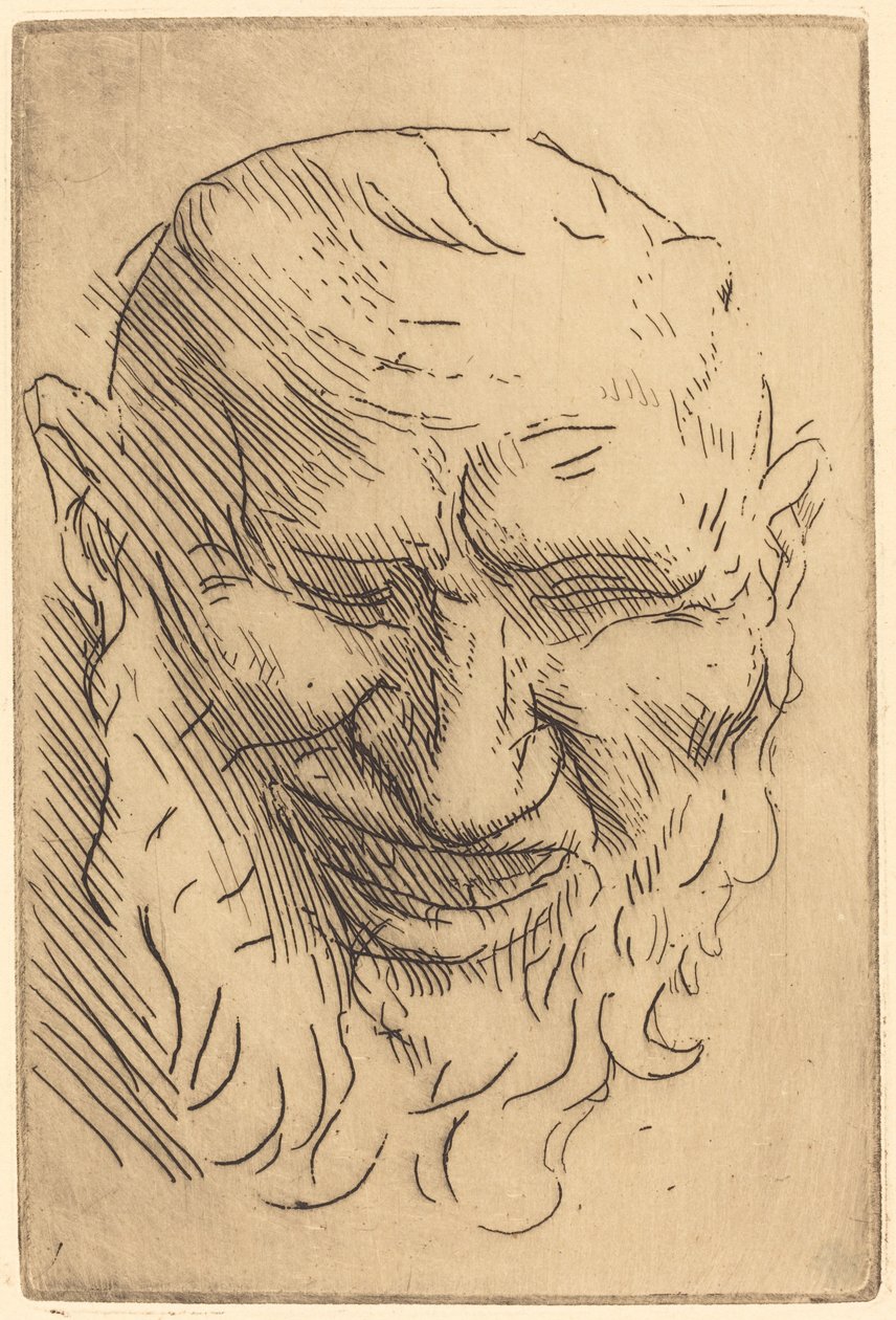 Mała maska ​​satyra Mała maska ​​satyra. autorstwa Alphonse Legros