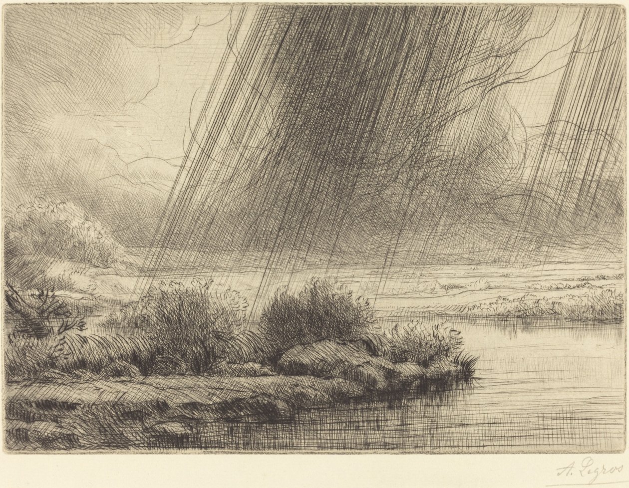 Burza autorstwa Alphonse Legros
