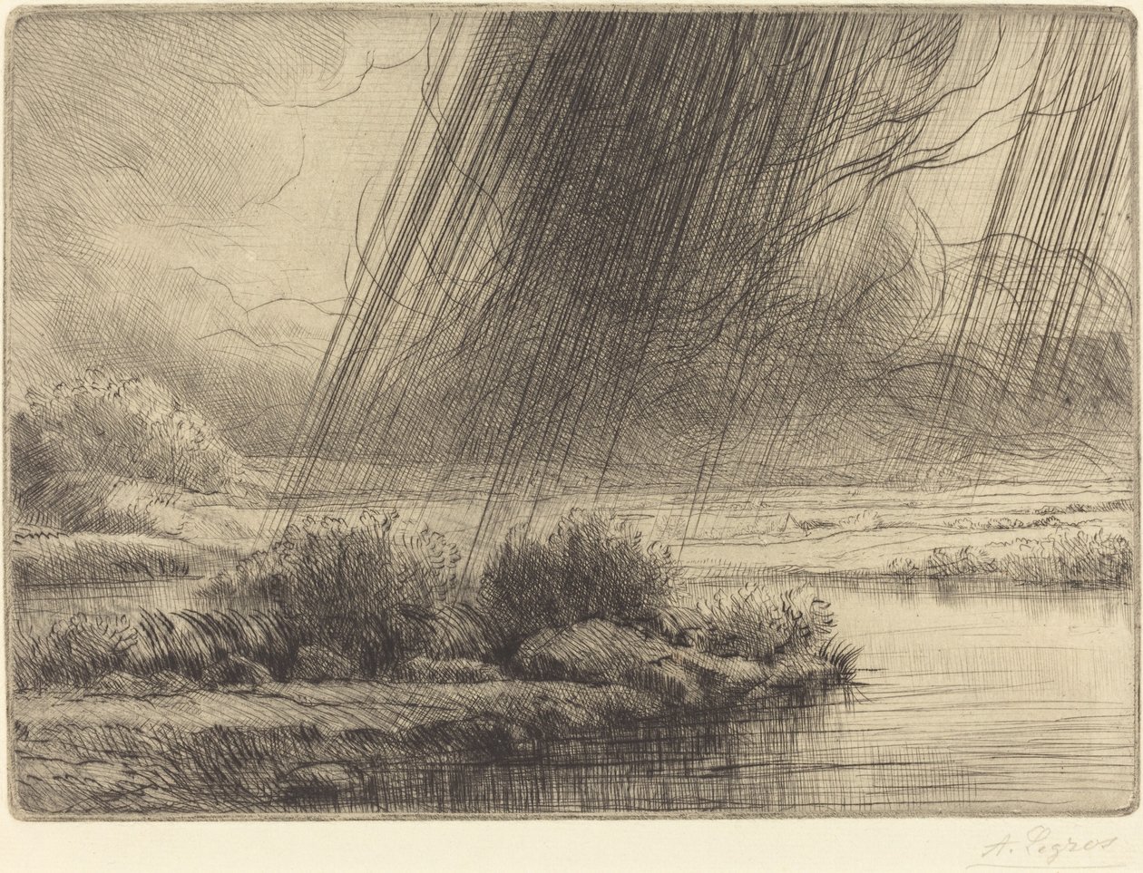 Burza autorstwa Alphonse Legros