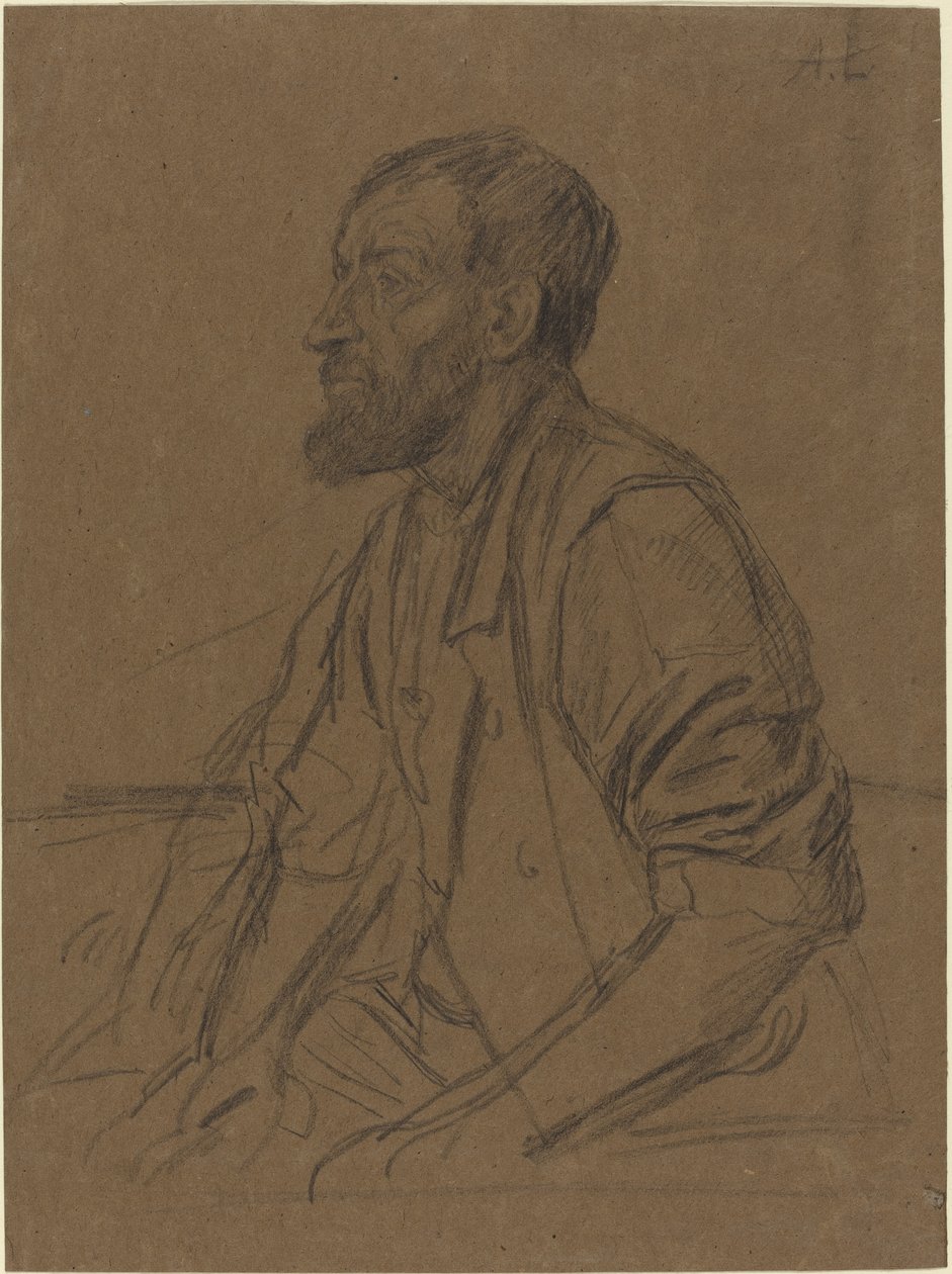Studium robotnika autorstwa Alphonse Legros