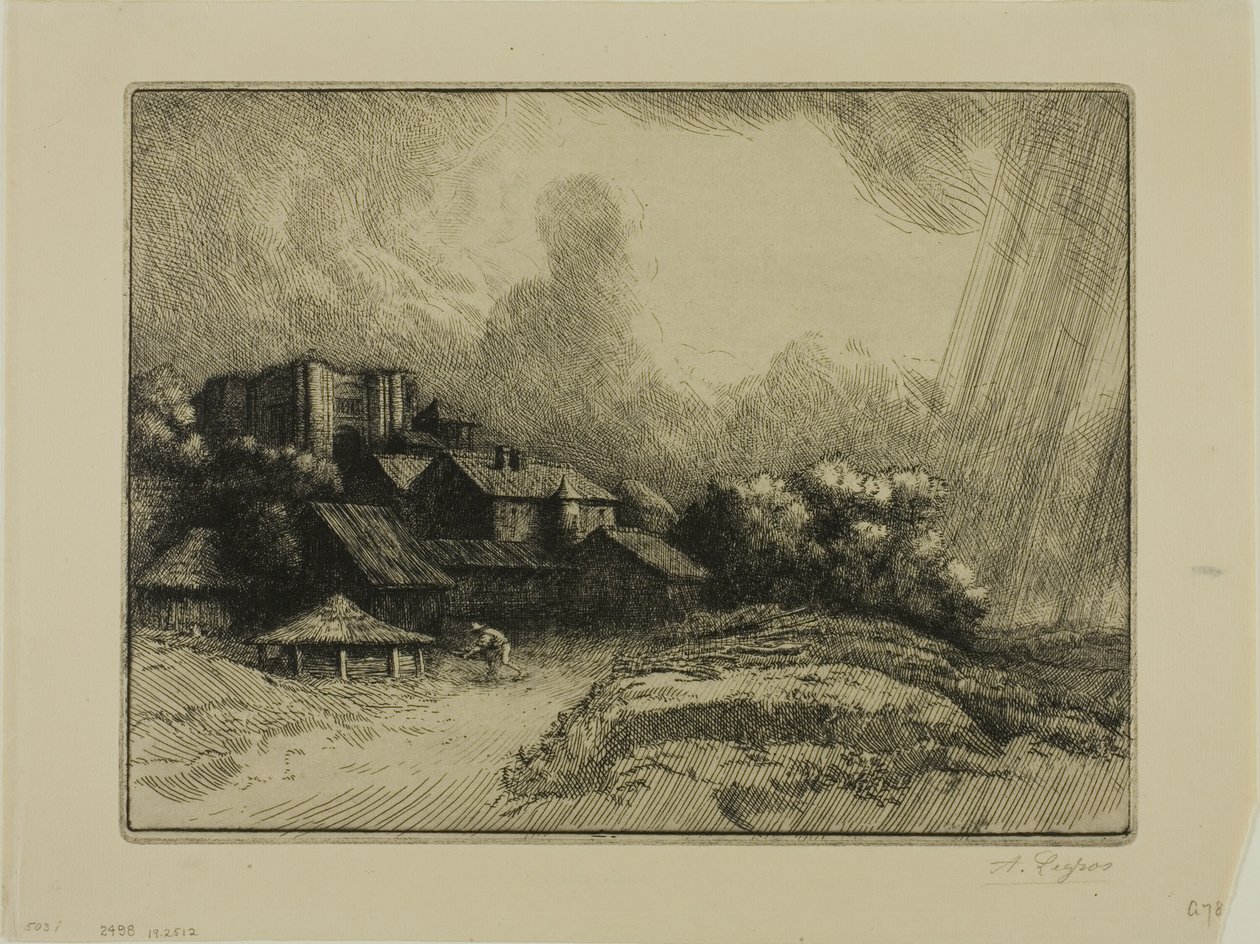 Farma opactwa autorstwa Alphonse Legros