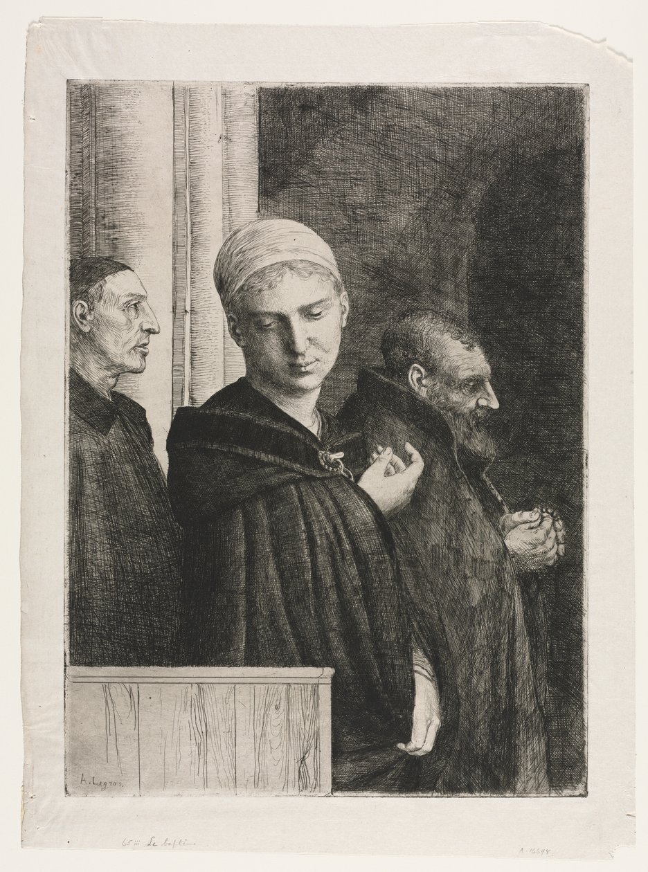 Chrzest autorstwa Alphonse Legros