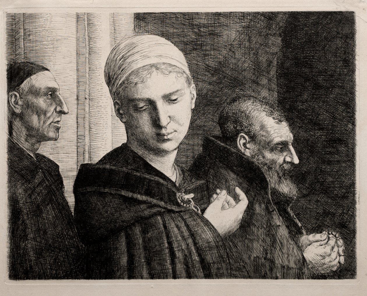 Chrzest autorstwa Alphonse Legros