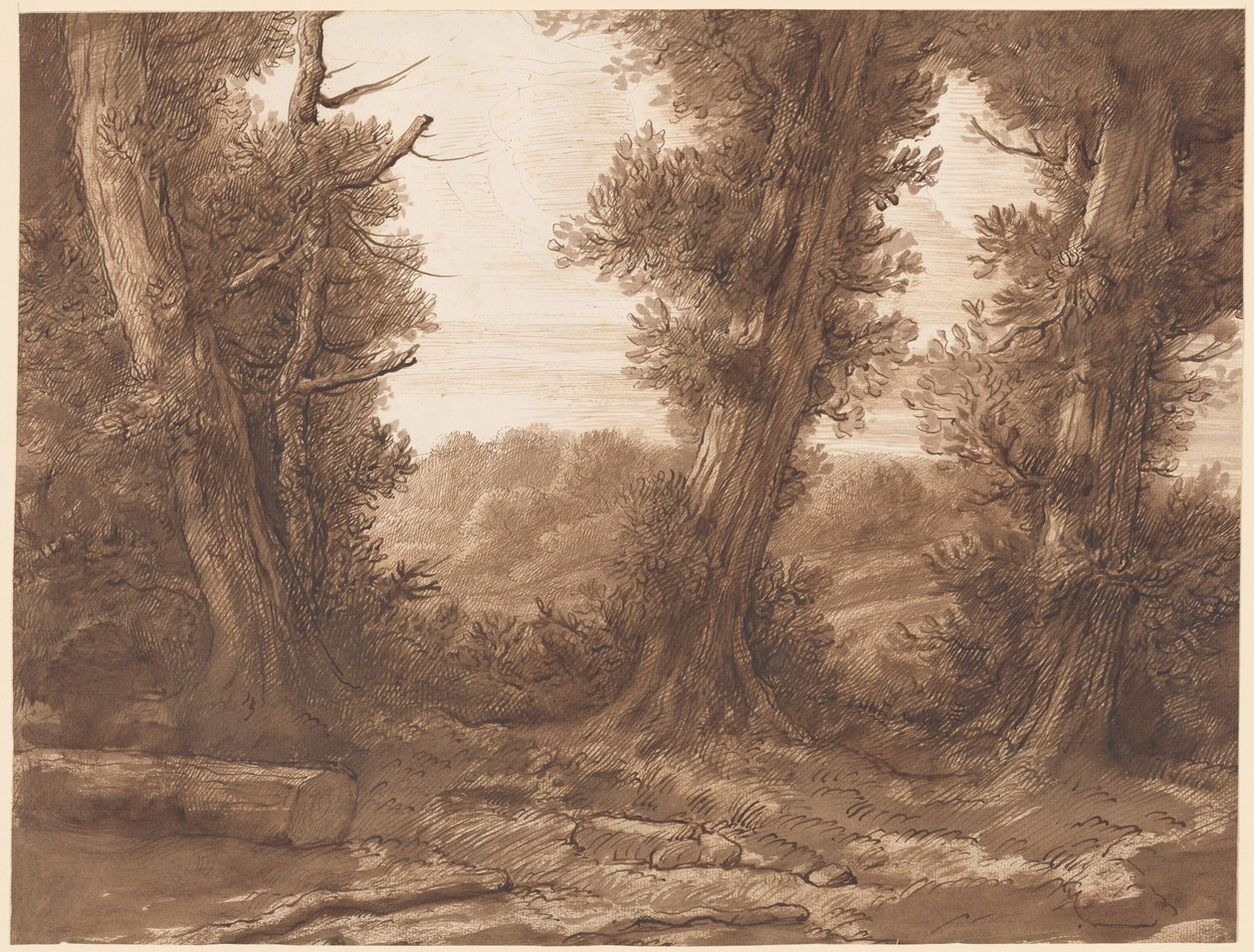 Wielkie Drzewa autorstwa Alphonse Legros