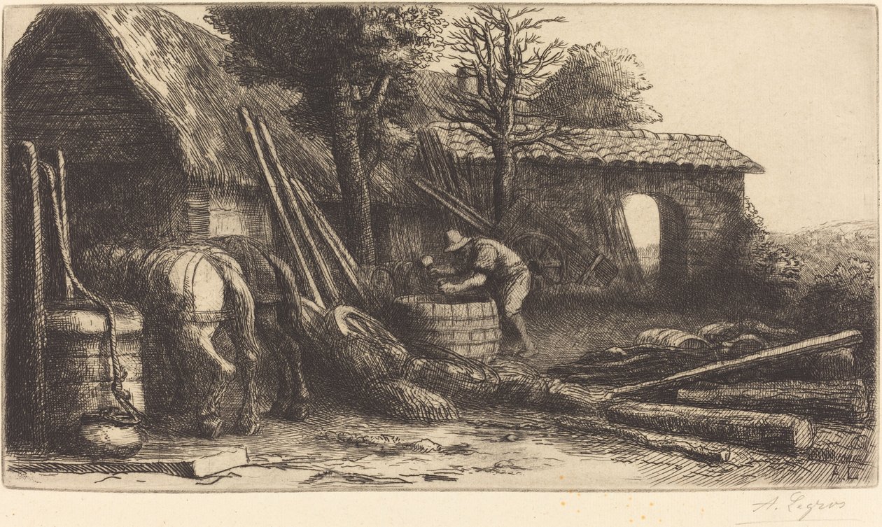 Bednarz autorstwa Alphonse Legros