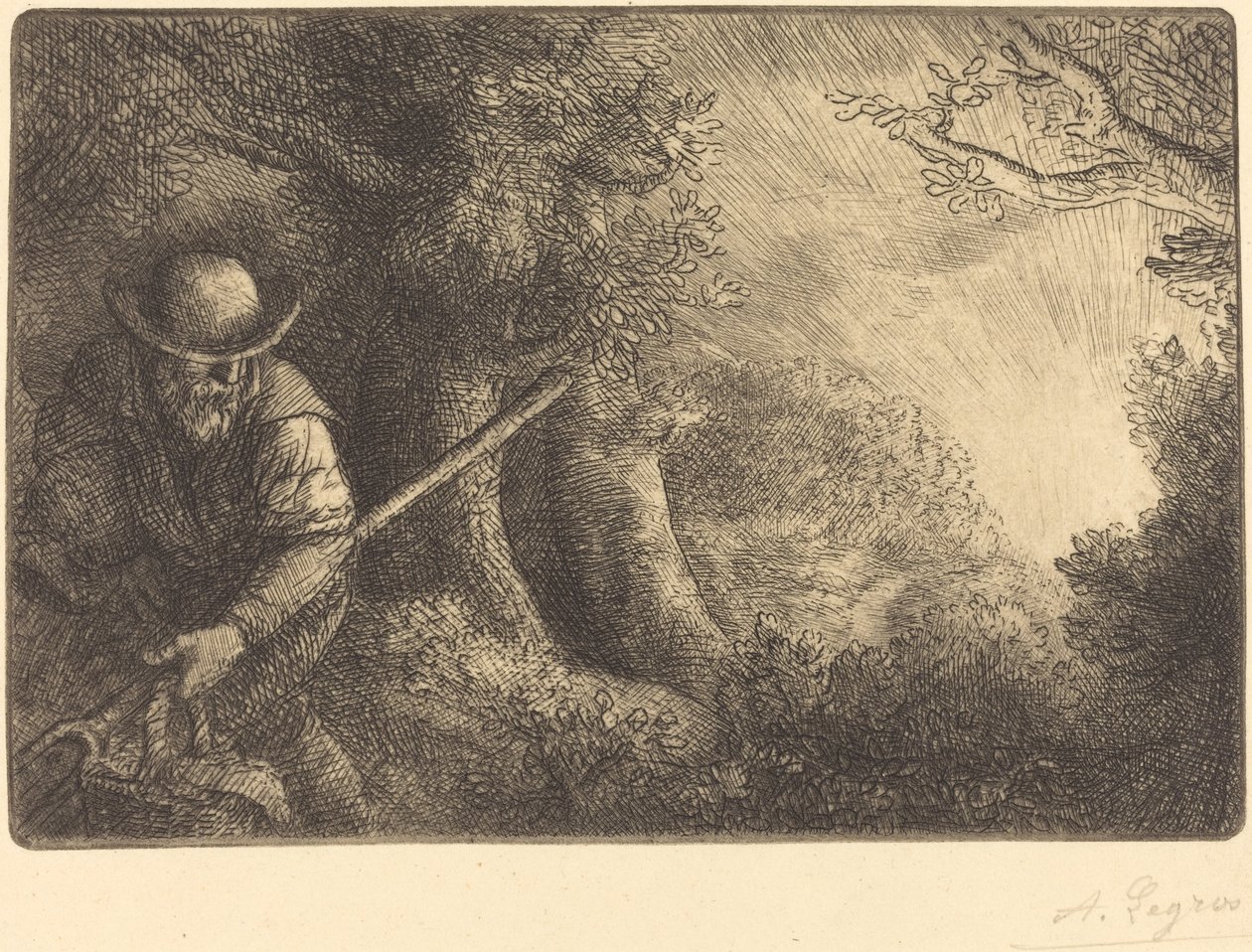 Ogrodnik autorstwa Alphonse Legros