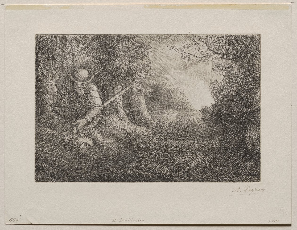 Ogrodnik autorstwa Alphonse Legros