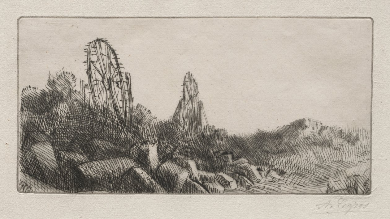 Stare kamieniołomy w Montrouge autorstwa Alphonse Legros