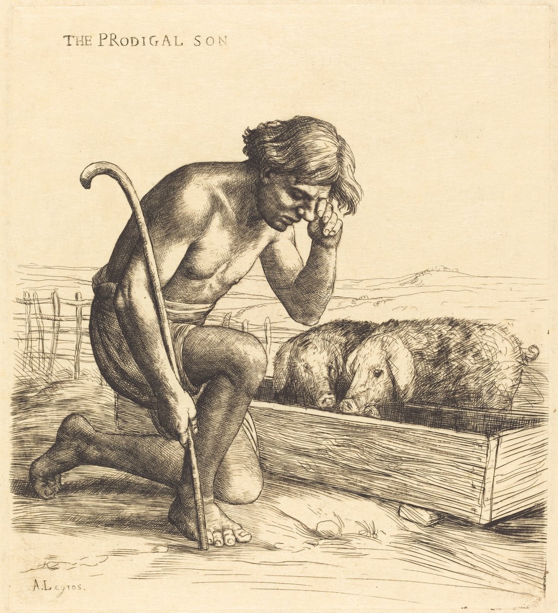 Syn marnotrawny, pierwsza płyta Syn marnotrawny. autorstwa Alphonse Legros