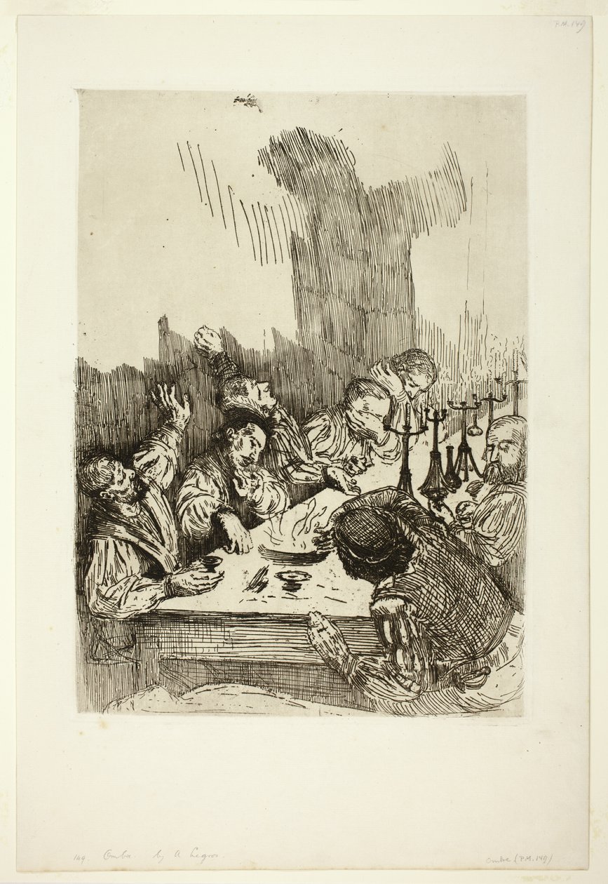 Cień autorstwa Alphonse Legros