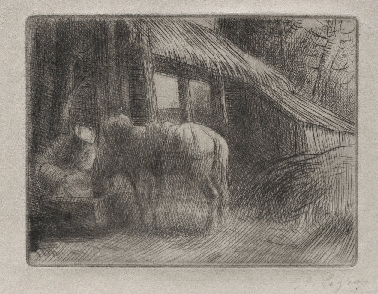 Drugie miejsce do podlewania. autorstwa Alphonse Legros
