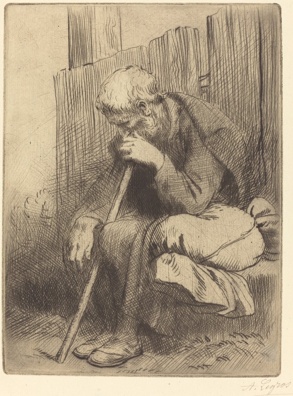 Myśliciel Myśliciel. autorstwa Alphonse Legros