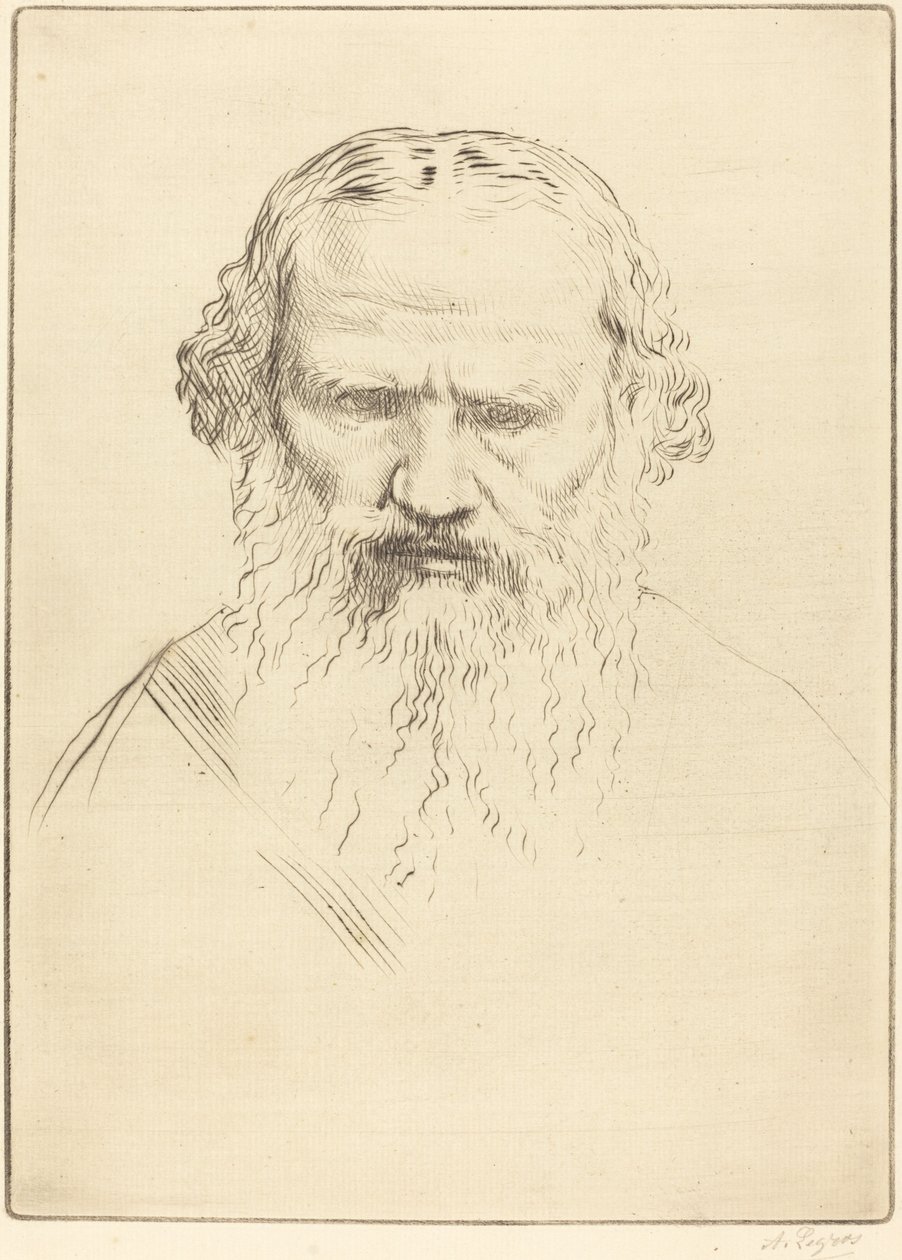 Tołstoj. autorstwa Alphonse Legros