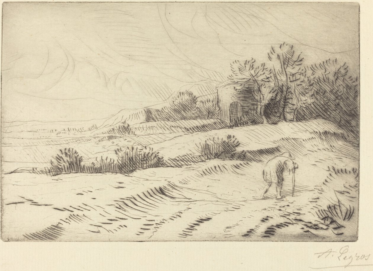 Wycieczka do wieży La. autorstwa Alphonse Legros
