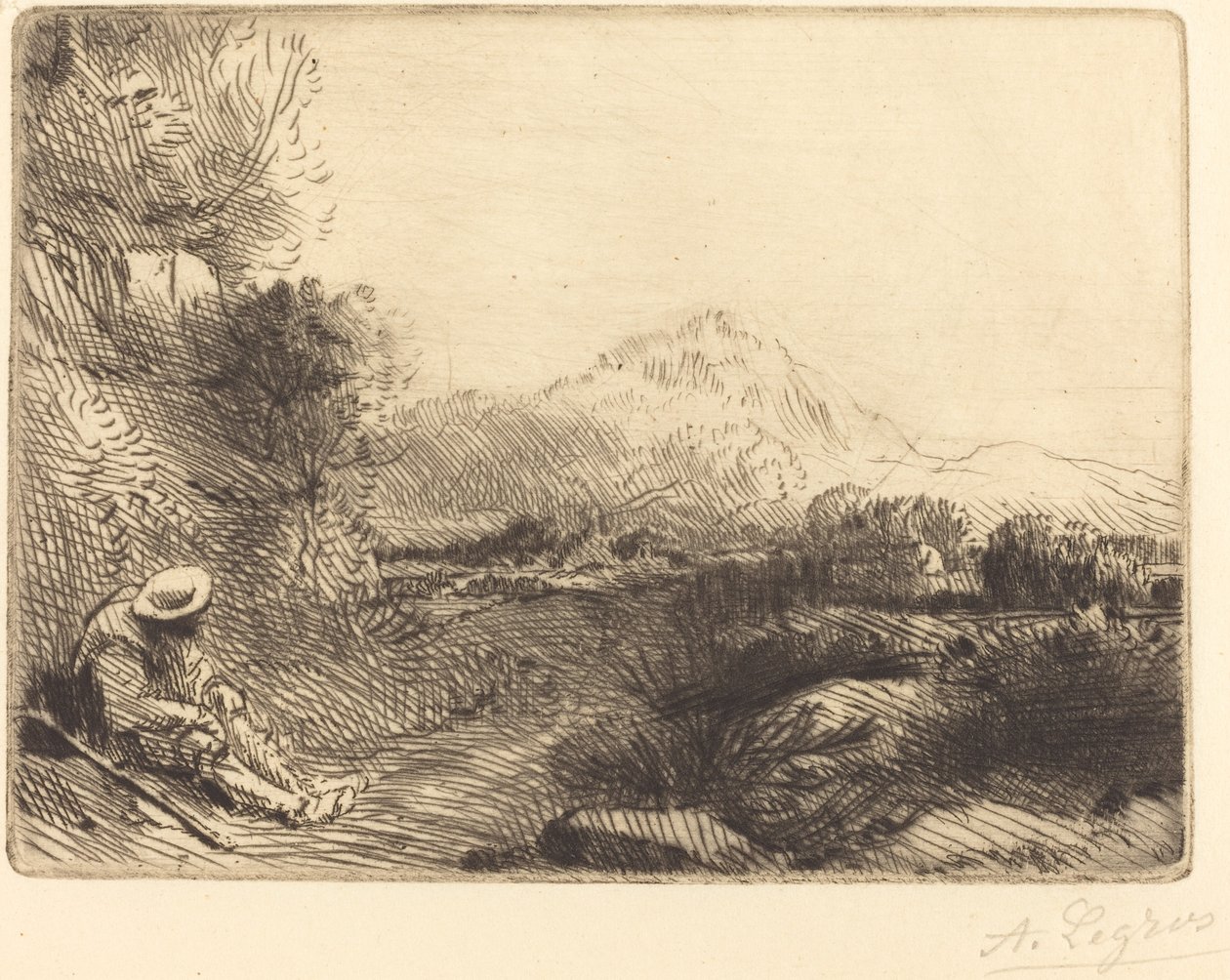 Odpoczynek podróżnika Odpoczynek podróżnika. autorstwa Alphonse Legros