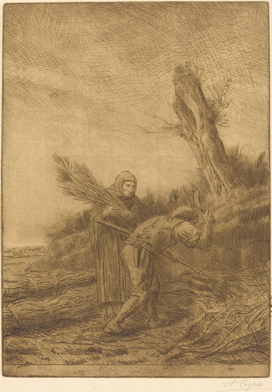 Twórcy gałązek Twórcy gałązek. autorstwa Alphonse Legros