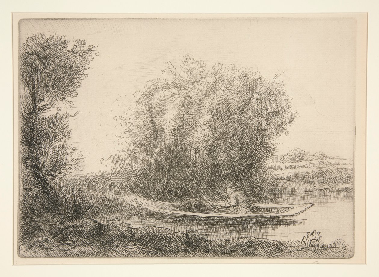 Róg rzeki autorstwa Alphonse Legros
