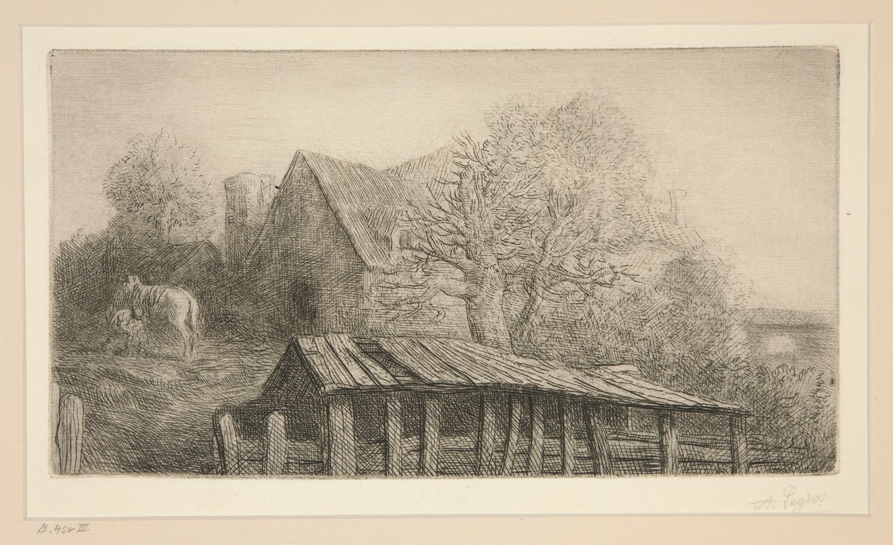 Stara Karczma autorstwa Alphonse Legros
