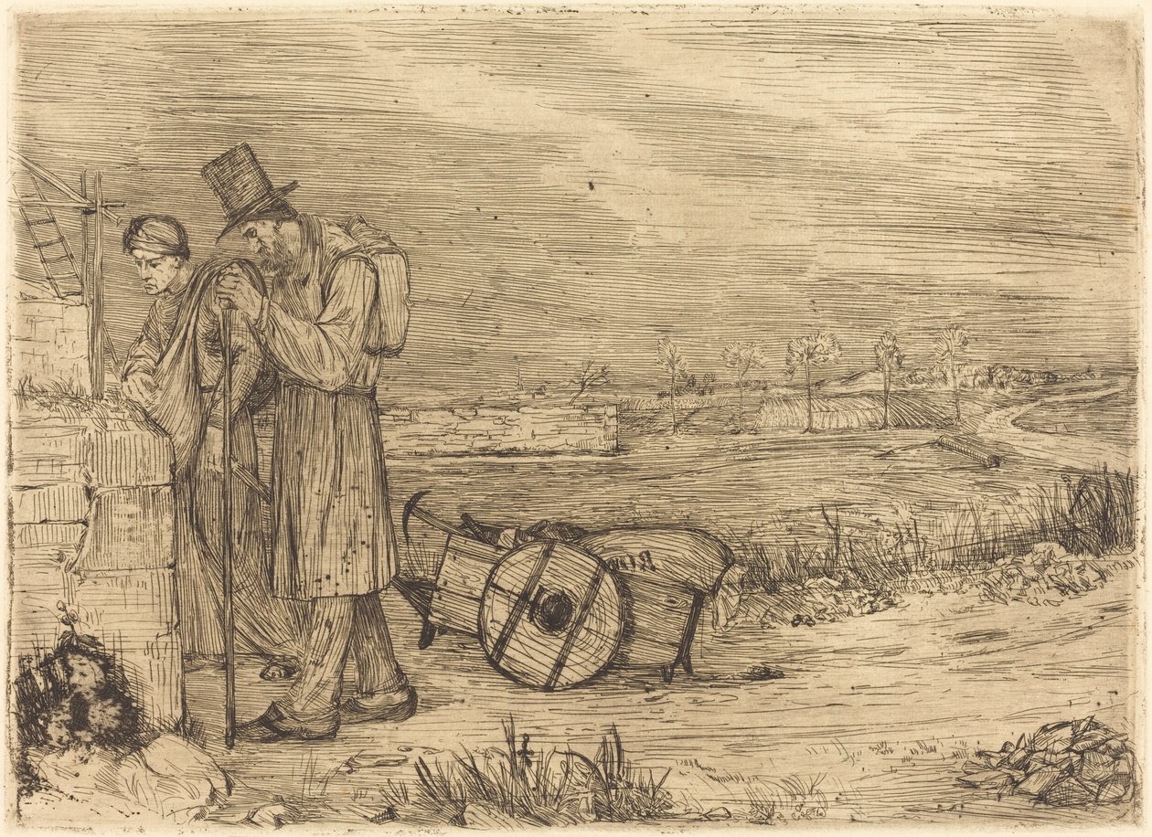 Włóczędzy z Montrouge Włóczędzy z Montrouge. autorstwa Alphonse Legros
